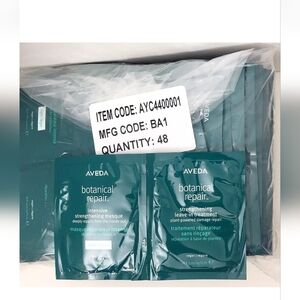 48 duo packets Aveda Botanical Repair Intensive Strengthening Masque 0.3…